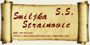 Smiljka Strainović vizit kartica